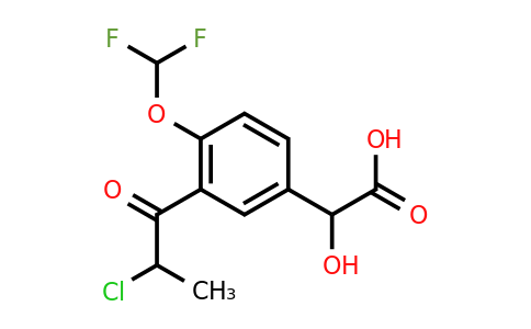 1806668-36-9 | 3-(2-Chloropropanoyl)-4-(difluoromethoxy)mandelic acid