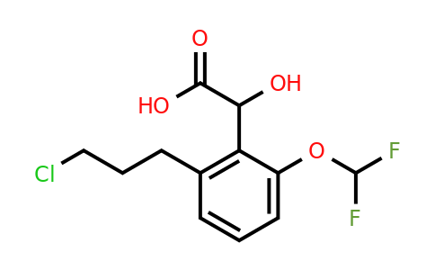 1806668-71-2 | 2-(3-Chloropropyl)-6-(difluoromethoxy)mandelic acid