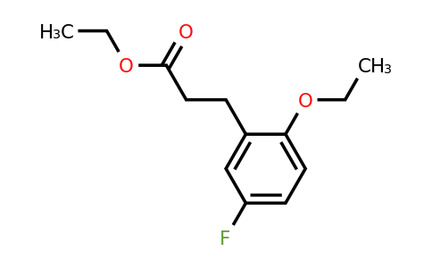 1806668-83-6 | Ethyl 2-ethoxy-5-fluorophenylpropanoate