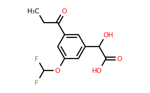 1806668-95-0 | 3-(Difluoromethoxy)-5-propionylmandelic acid
