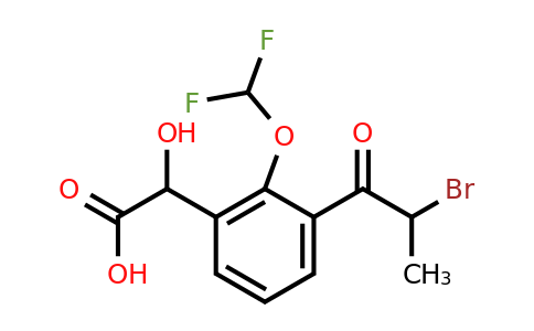 1806669-01-1 | 3-(2-Bromopropanoyl)-2-(difluoromethoxy)mandelic acid