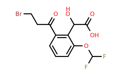 1806669-05-5 | 2-(3-Bromopropanoyl)-6-(difluoromethoxy)mandelic acid
