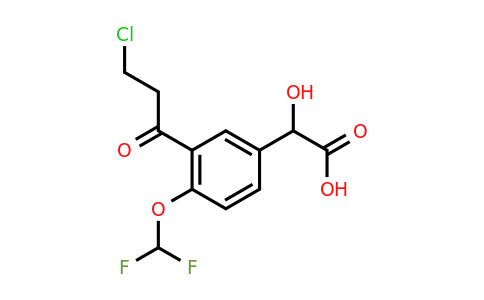 1806669-31-7 | 3-(3-Chloropropanoyl)-4-(difluoromethoxy)mandelic acid