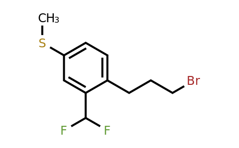 4-(3-Bromopropyl)-3-(difluoromethyl)thianisole