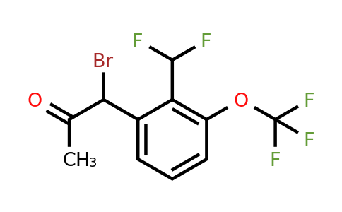 1806670-54-1 | 1-Bromo-1-(2-(difluoromethyl)-3-(trifluoromethoxy)phenyl)propan-2-one