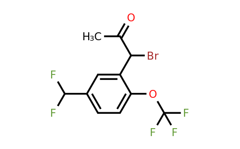 1806670-59-6 | 1-Bromo-1-(5-(difluoromethyl)-2-(trifluoromethoxy)phenyl)propan-2-one