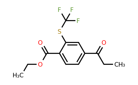 1806670-62-1 | Ethyl 4-propionyl-2-(trifluoromethylthio)benzoate
