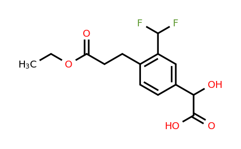 1806671-26-0 | 3-(Difluoromethyl)-4-(3-ethoxy-3-oxopropyl)mandelic acid