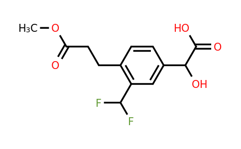1806671-37-3 | 3-(Difluoromethyl)-4-(3-methoxy-3-oxopropyl)mandelic acid