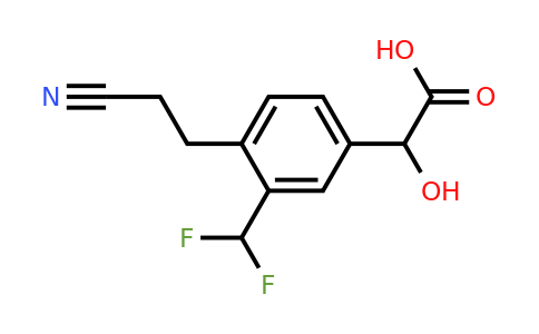 1806671-46-4 | 4-(2-Cyanoethyl)-3-(difluoromethyl)mandelic acid