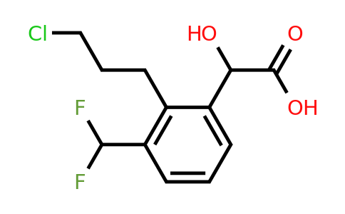 1806671-55-5 | 2-(3-Chloropropyl)-3-(difluoromethyl)mandelic acid