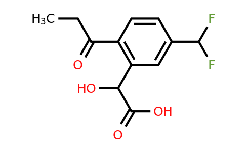 1806671-67-9 | 5-(Difluoromethyl)-2-propionylmandelic acid