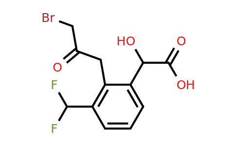 1806671-85-1 | 2-(3-Bromo-2-oxopropyl)-3-(difluoromethyl)mandelic acid