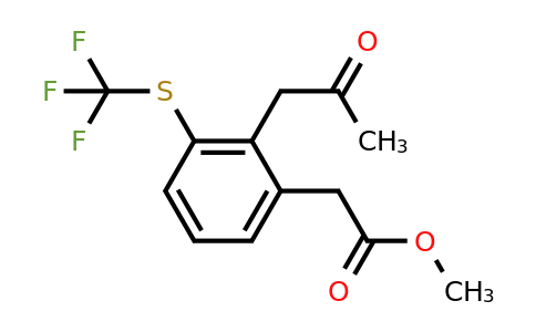 1806672-25-2 | Methyl 2-(2-oxopropyl)-3-(trifluoromethylthio)phenylacetate