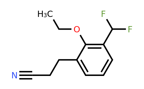 1806672-36-5 | 3-(Difluoromethyl)-2-ethoxyphenylpropanenitrile