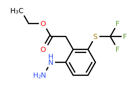 1806672-53-6 | Ethyl 2-hydrazinyl-6-(trifluoromethylthio)phenylacetate