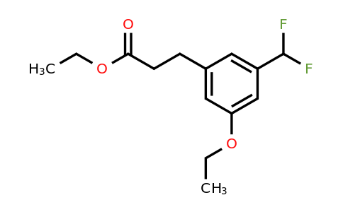 1806672-63-8 | Ethyl 3-(difluoromethyl)-5-ethoxyphenylpropanoate