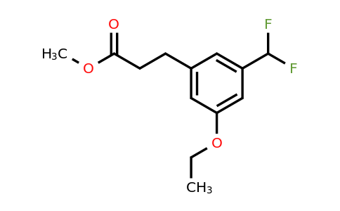1806672-70-7 | Methyl 3-(difluoromethyl)-5-ethoxyphenylpropanoate