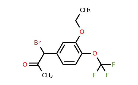 1806675-11-5 | 1-Bromo-1-(3-ethoxy-4-(trifluoromethoxy)phenyl)propan-2-one