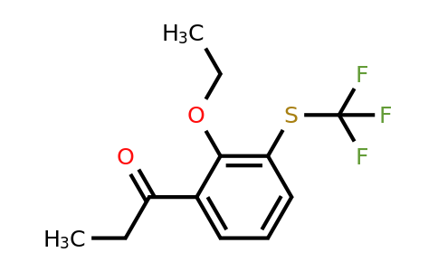 1-(2-Ethoxy-3-(trifluoromethylthio)phenyl)propan-1-one