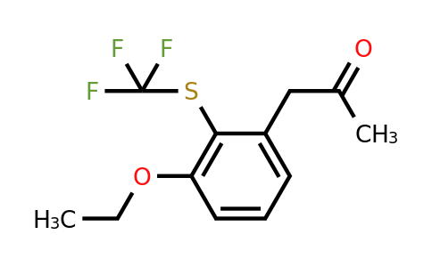 1806675-43-3 | 1-(3-Ethoxy-2-(trifluoromethylthio)phenyl)propan-2-one