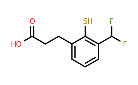 1806675-65-9 | 3-(Difluoromethyl)-2-mercaptophenylpropanoic acid