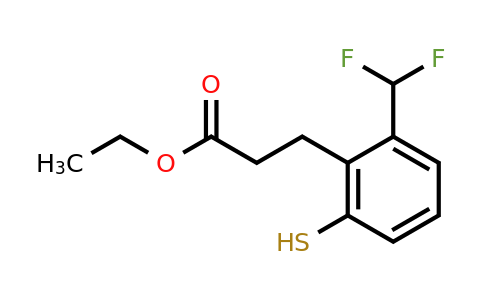 1806675-67-1 | Ethyl 2-(difluoromethyl)-6-mercaptophenylpropanoate