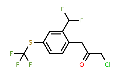 1806675-91-1 | 1-Chloro-3-(2-(difluoromethyl)-4-(trifluoromethylthio)phenyl)propan-2-one
