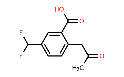 1806676-24-3 | 5-(Difluoromethyl)-2-(2-oxopropyl)benzoic acid