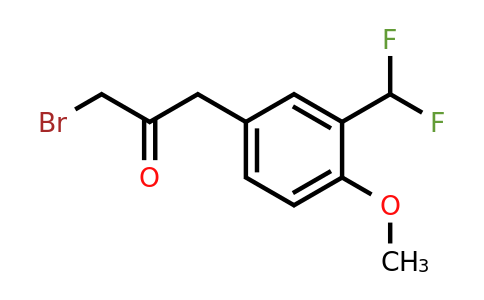 1806676-30-1 | 1-Bromo-3-(3-(difluoromethyl)-4-methoxyphenyl)propan-2-one