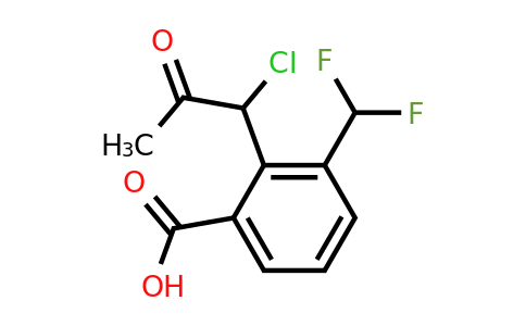 1806676-32-3 | 2-(1-Chloro-2-oxopropyl)-3-(difluoromethyl)benzoic acid