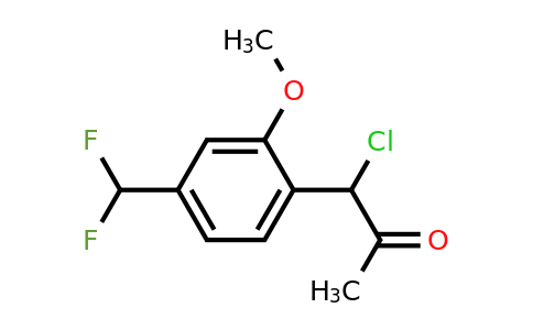 1806676-33-4 | 1-Chloro-1-(4-(difluoromethyl)-2-methoxyphenyl)propan-2-one