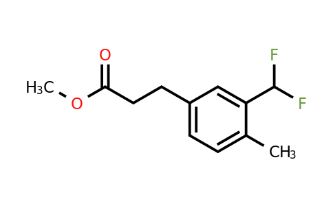 1806676-59-4 | Methyl 3-(difluoromethyl)-4-methylphenylpropanoate