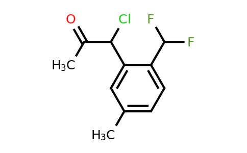 1806676-85-6 | 1-Chloro-1-(2-(difluoromethyl)-5-methylphenyl)propan-2-one