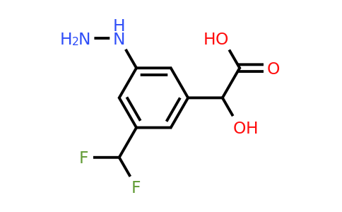 1806676-95-8 | 3-(Difluoromethyl)-5-hydrazinylmandelic acid