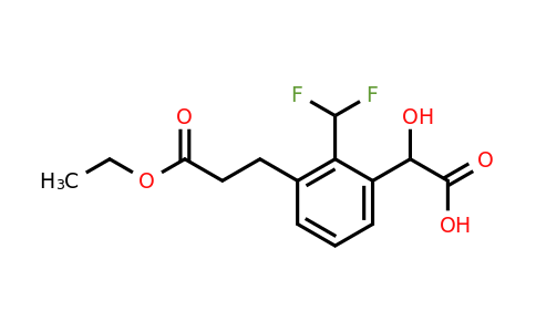 1806676-99-2 | 2-(Difluoromethyl)-3-(3-ethoxy-3-oxopropyl)mandelic acid