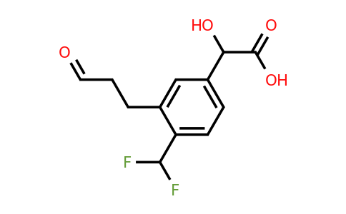 1806677-13-3 | 4-(Difluoromethyl)-3-(3-oxopropyl)mandelic acid