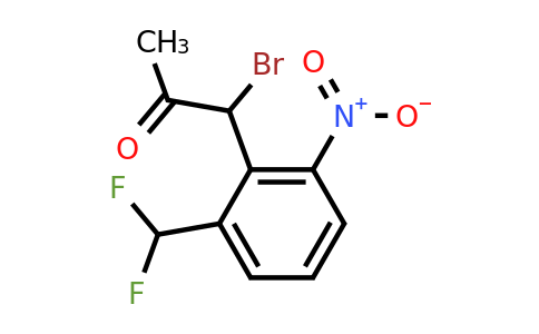 1806677-38-2 | 1-Bromo-1-(2-(difluoromethyl)-6-nitrophenyl)propan-2-one