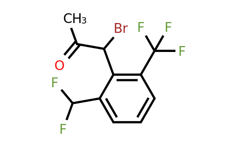 1806677-63-3 | 1-Bromo-1-(2-(difluoromethyl)-6-(trifluoromethyl)phenyl)propan-2-one