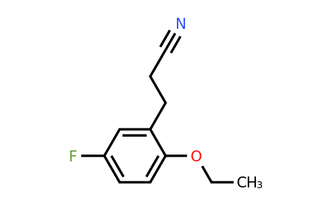 1806677-93-9 | 2-Ethoxy-5-fluorophenylpropanenitrile