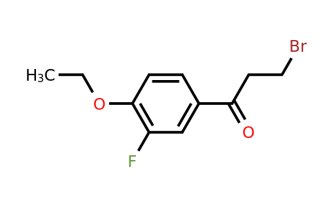 1806677-99-5 | 3-Bromo-1-(4-ethoxy-3-fluorophenyl)propan-1-one