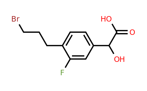 1806678-60-3 | 4-(3-Bromopropyl)-3-fluoromandelic acid