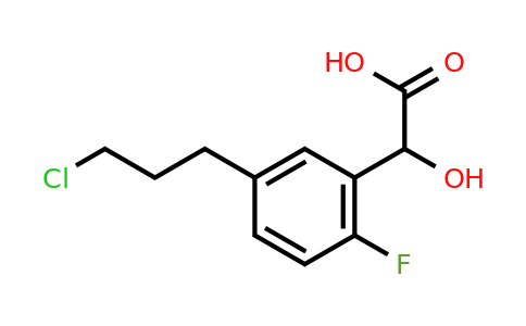 1806678-61-4 | 5-(3-Chloropropyl)-2-fluoromandelic acid