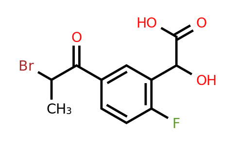 1806678-64-7 | 5-(2-Bromopropanoyl)-2-fluoromandelic acid