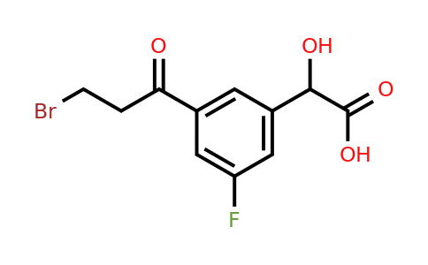 1806678-65-8 | 3-(3-Bromopropanoyl)-5-fluoromandelic acid