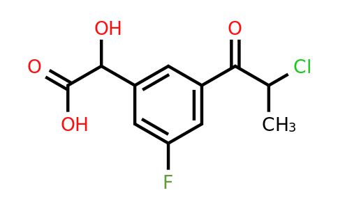 1806678-66-9 | 3-(2-Chloropropanoyl)-5-fluoromandelic acid