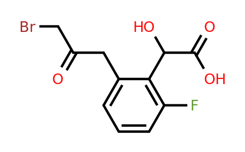 1806678-71-6 | 2-(3-Bromo-2-oxopropyl)-6-fluoromandelic acid