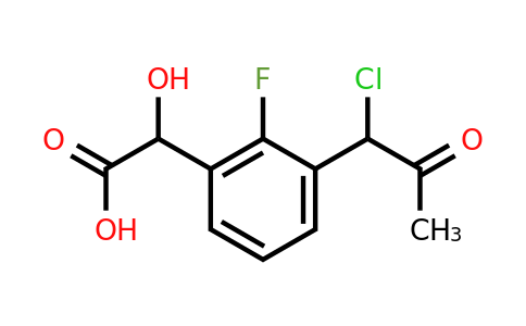 1806678-75-0 | 3-(1-Chloro-2-oxopropyl)-2-fluoromandelic acid