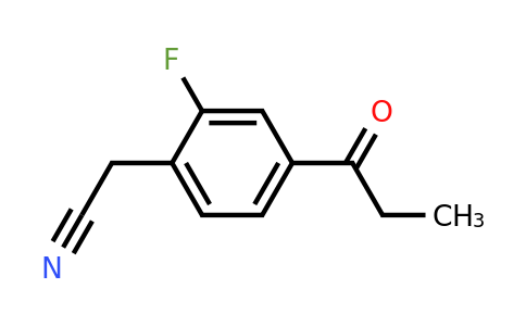 1806678-94-3 | 2-Fluoro-4-propionylphenylacetonitrile
