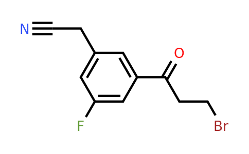 1806679-03-7 | 3-(3-Bromopropanoyl)-5-fluorophenylacetonitrile